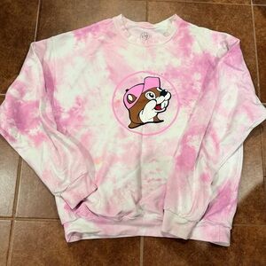 Buccee’s Pink Tie-Dye Sweatshirt